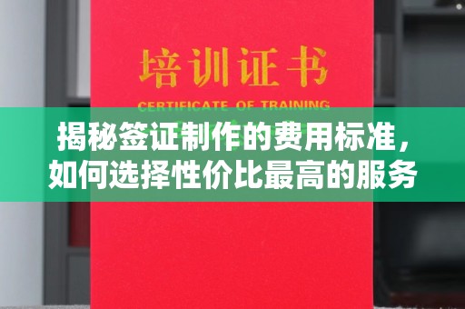 西青揭秘签证制作的费用标准，如何选择性价比最高的服务？