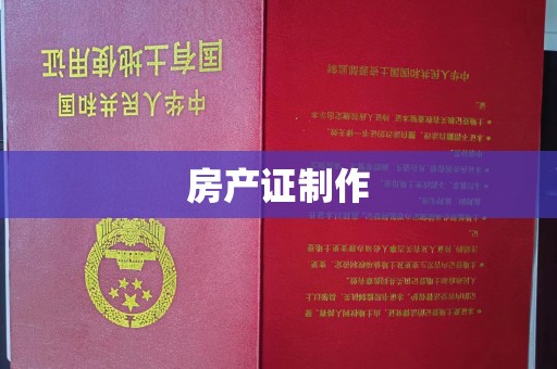 西青房产证制作